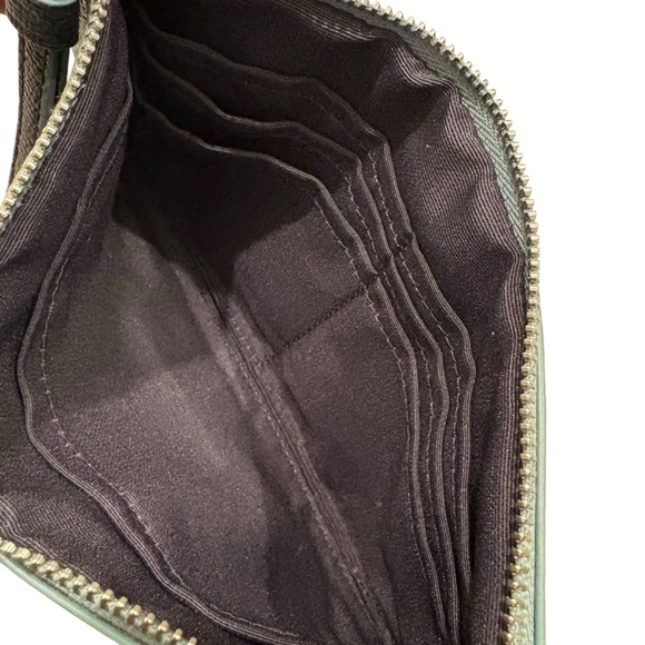 Coach Midnight Navy Wristlet with Charm - Picture 12 of 12